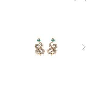 Serpent Pave Earrings